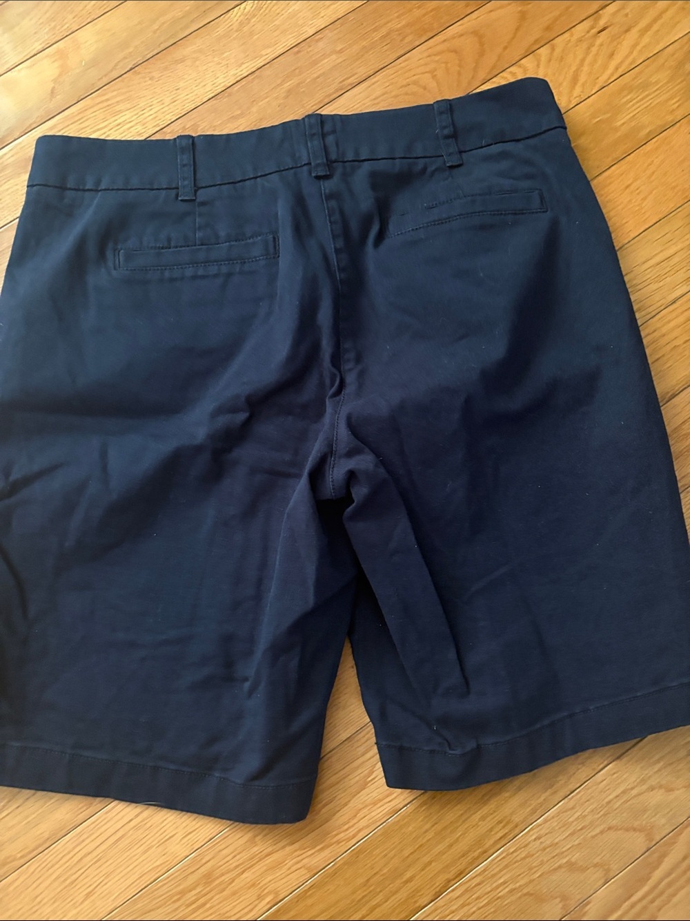 J. Crew Navy Mid-Rise Tailored Bermuda Shorts - Picture 6 of 10